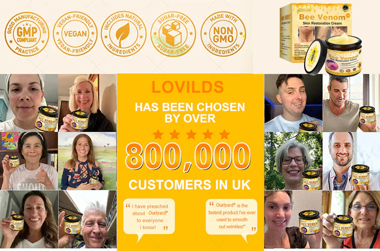 💕FDA Approved:  Bee venom Pro Comprehensive Cream — 🔥Limited Time 80% OFF🔥